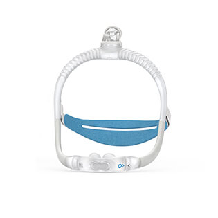 AirFit P30i quiet tube up nasal pillows mask left view-ResMed Middle East