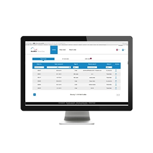 A computer screen showing the interface of the Narval Easy collaborative platform