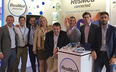 ResMed's team during a professional event
